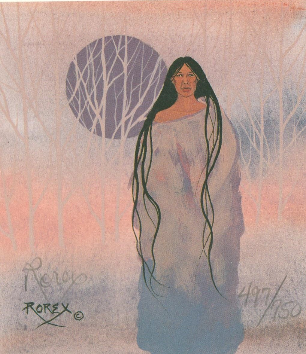 MISTY SCENE WITH LONG HAIR