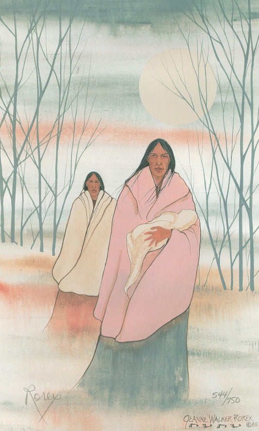 TWO WOMEN WALKING